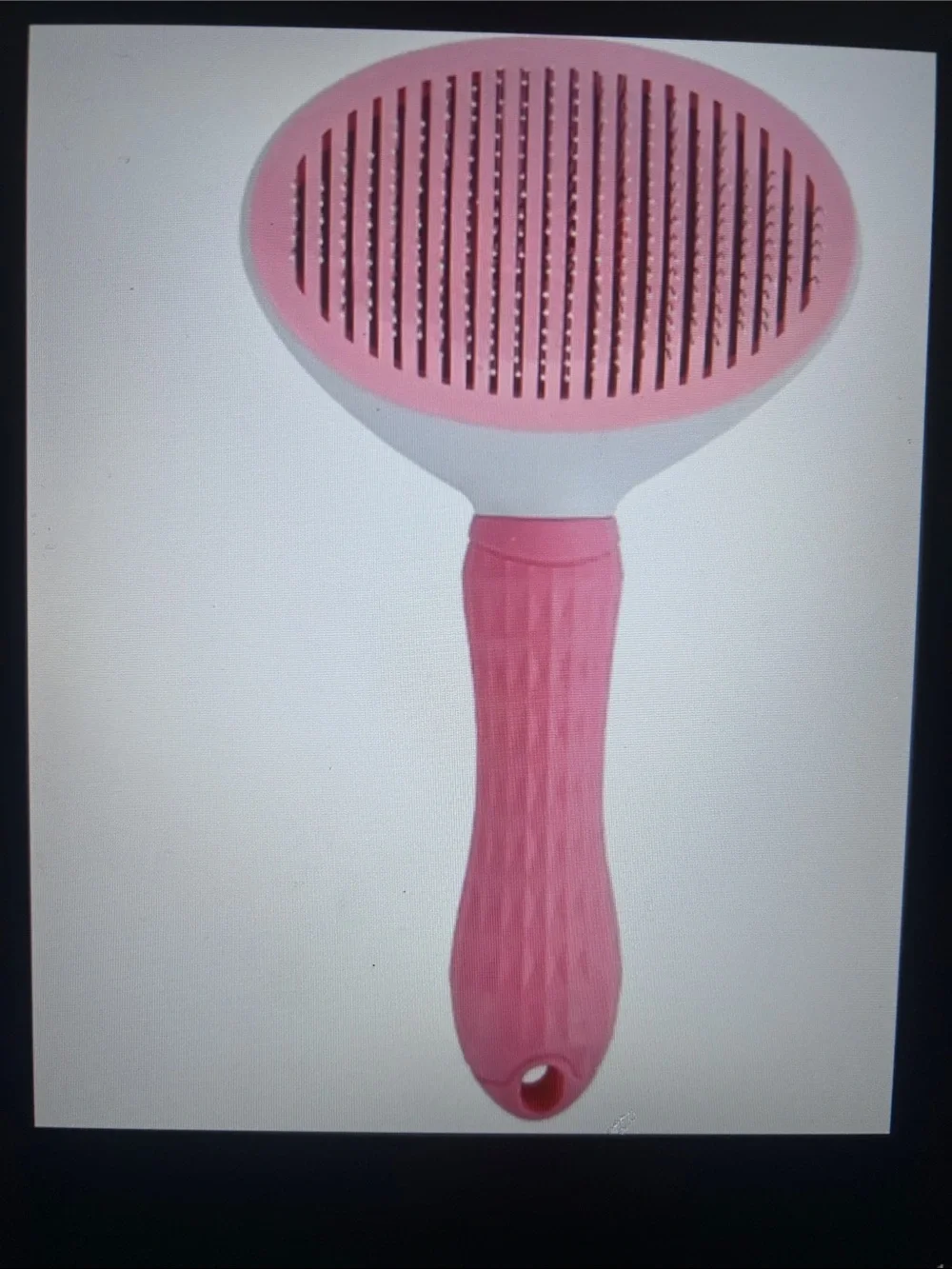 Pink Pet Grooming Brush for Dogs and Cats